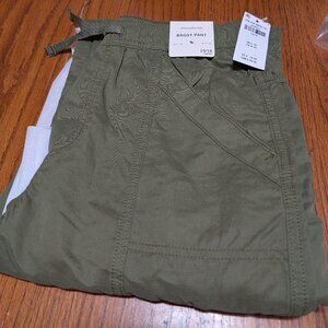 A&F Big Boys Baggy Pants 15/16 Reg Dark Green